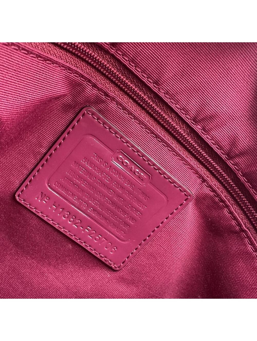 Rare vintage Coach Signature Python Stripe Tote - Gem